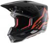 ALPINESTARS S-M5 COMPASS MATT/SCHWARZ/ORANGE 