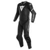 DAINESE LAGUNA SECA 4 2-TEILIGE LEDERKOMBI SCHWARZ/WEIß 