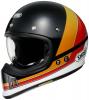 SHOEI EX-ZERO EQUATION TC-10 SCHWARZ/WEIß/ORANGE/ROT 