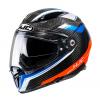 HJC F70 CARBON UBIS MC27 SCHWARZ/WEISS/ORANGE/BLAU 