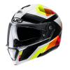 HJC I90 LARK MC3H WEISS/SCHWARZ/NEONGELB/ROT 