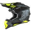 O´NEAL 2SERIES 2SRS MOTOCROSS HELM RUSH V.22 GRAU/GELB/SCHWARZ 
