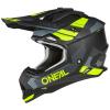 O´NEAL 2SERIES 2SRS SPYDE V.23 MOTOCROSS HELM MATT/SCHWARZ/GRAU/NEONGELB 