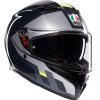 AGV K3 E2206 MPLK SHADE GRAU/FLUO/GELB 