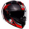 AGV K3 E2206 MPLK STRIGA SCHWARZ/GRAU/ROT 