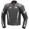 BÜSE IMOLA LEDERJACKE SCHWARZ/WEIß 