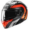 HJC i91 ARVEN MC6HSF MATT/SCHWARZ/SILBER/NEONORANGE 