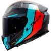 LS2 FF811 VECTOR II CARBON GRID MATT/ROT/TÜRKIS 