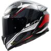 LS2 FF811 VECTOR II CARBON SAVAGE GLÄNZEND/WEISS/ROT/GRAU 