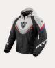 REVIT QUANTUM 3 H2O TEXTILJACKE SCHWARZ/HELLGRAU 