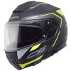 SCHUBERTH C5 OMEGA GELB MATT/SCHWARZ/GRAU/NEONGELB 