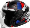 SHOEI J-CRUISE 3 WHIZZY TC-10 WEISS/SCHWARZ/BLAU/ROT 
