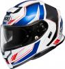 SHOEI NEOTEC 3 GRASP TC-10 WEISS/BLAU/ROT 