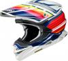 SHOEI VFX-WR PINNACLE TC-1 WEIß/ROT/BLAU/SCHWARZ 