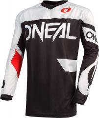 O´NEAL CROSSSHIRT ELEMENT JERSEY RACEWEAR SCHWARZ/WEIß 