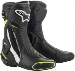 ALPINESTARS SMX PLUS V2 STIEFEL SCHWARZ/WEIß/GELB 