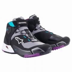 ALPINESTARS CR-X WOMEN`S DRYSTAR SCHUHE SCHWARZ/GRAU/BLAU/PINK 