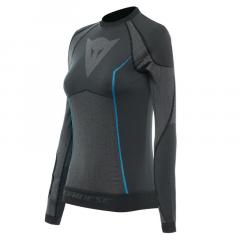 DAINESE DRY LS LADY FUNKTIONSSHIRT SCHWARZ/BLAU 