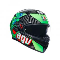 AGV K3 E2206 MPLK KAMALEON SCHWARZ/ROT/GRÜN 