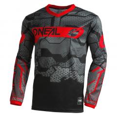 O`NEAL ELEMENT YOUTH JERSEY CAMO V.22 SCHWARZ/ROT 