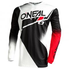 O`NEAL ELEMENT JERSEY RACEWEAR V.22 SCHWARZ/WEIß/ROT 