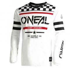 O`NEAL ELEMENT JERSEY SQUADRON V.22 WEIß/SCHWARZ 