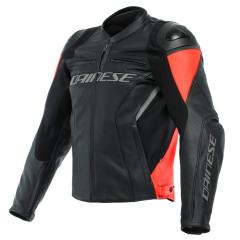 DAINESE RACING 4 LEDERJACKE SCHWARZ/ROT 