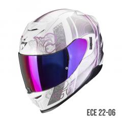 SCORPION EXO-520 EVO AIR FASTA WEISS/LILA 