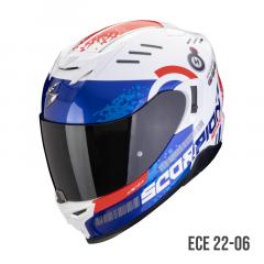 SCORPION EXO-520 EVO AIR TITAN WEISS/BLAU/ROT 