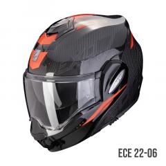 SCORPION EXO-TECH EVO CARBON ROVER SCHWARZ/ROT 