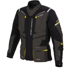 BÜSE OPEN ROAD III TEXTILJACKE DUNKELGRAU/NEONGELB 