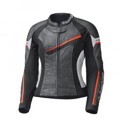 HELD DEBBIE II DAMEN LEDERJACKE SCHWARZ/WEIß/ROT 