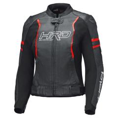 HELD STREET ROCKET 4 TOP DAMEN LEDERJACKE SCHWARZ/NEONROT 