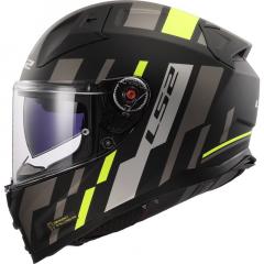 LS2 FF811 VECTOR II TRON MATT/SCHWARZ/GELB 
