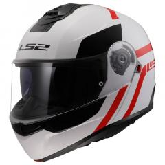 LS2 FF908 STROBE II AUTOX WEIß/ROT 