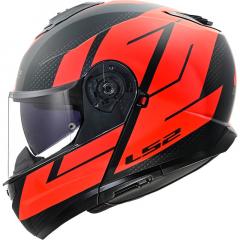 LS2 FF908 STROBE II CODE MATT/SCHWARZ/ROT 
