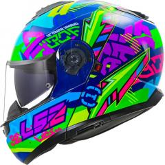 LS2 FF908 STROBE II SVENT BLAU/GRÜN 