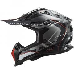 LS2 MX700 SUBVERTER EVO II ARCHED SCHWARZ/SILBER/TITAN 