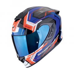 SCORPION EXO-1400 EVO II AIR LINART SCHWARZ/BLAU/ROT 