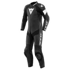 DAINESE TOSA 1-TEILER PERFORIERTE LEDERKOMBI SCHWARZ/WEIß 