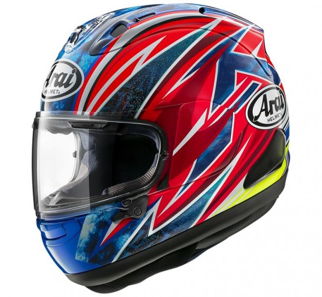ARAI RX-7V EVO OGURA 23 REPLICA BLAU/ROT 