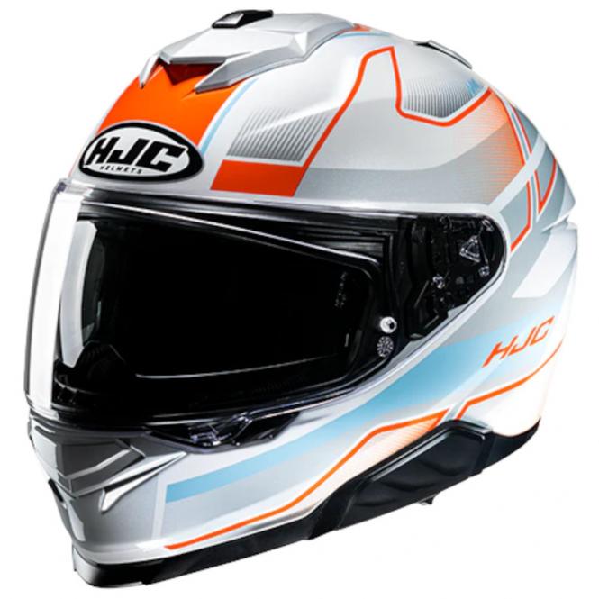 HJC I71 IORIX MC27 WEISS/GRAU/ORANGE/BLAU 