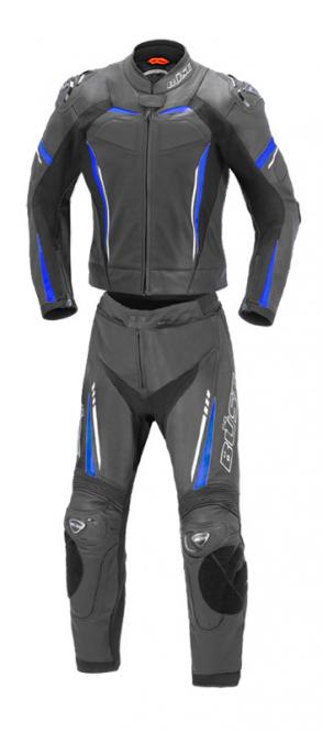 BÜSE IMOLA 2TLG DAMEN LEDERKOMBI SCHWARZ/BLAU 