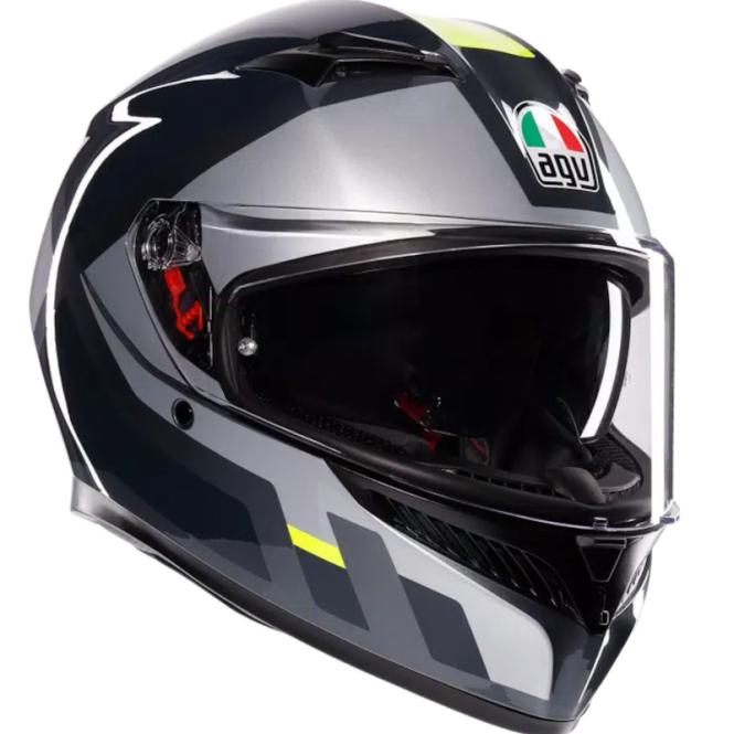 AGV K3 E2206 MPLK SHADE GRAU/FLUO/GELB 