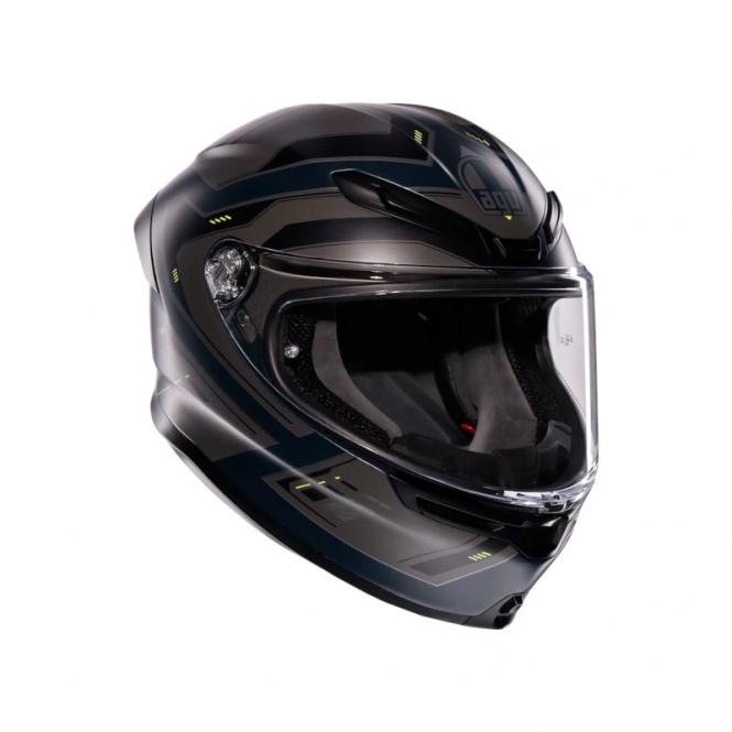 AGV K6 S E2206 MPLK ENHANCE MATT/GRAU/FLUO/GELB 