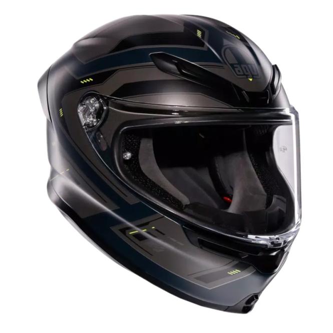AGV K6 S E2206 MPLK ENHANCE MATT/GRAU/FLUO/GELB 