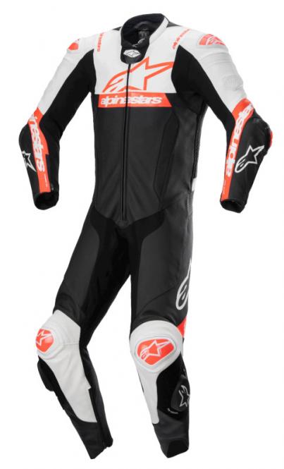 ALPINESTARS MISSILE V2 WARD 1PC LEDERKOMBI SCHWARZ/WEIß/ROT/FLUO 