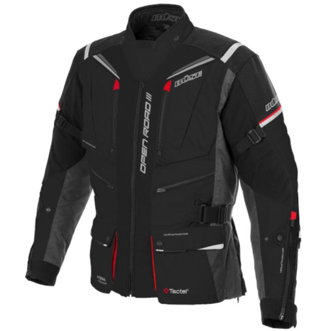 BÜSE OPEN ROAD III TEXTILJACKE SCHWARZ 