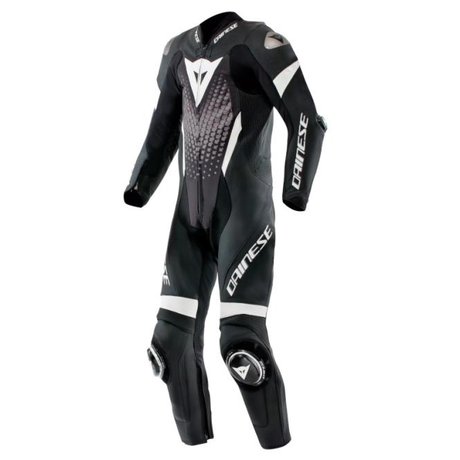 DAINESE LAGUNA SECA 6 1-TEILER PERFORIERTE LEDERKOMBI SCHWARZ/WEISS/ANTHRAZIT 