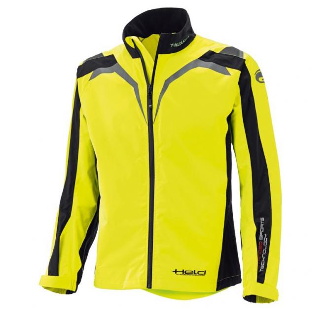 HELD RAINBLOCK TOP REGENJACKE SCHWARZ/NEONGELB 